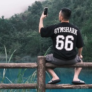 [GYMSHARK] Heavy OS Loose Large Version Sports Fitness Short-Sleeved T-Shirt