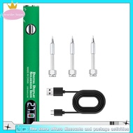 510 Thread Mini Soldering Iron Kit 3 Gear Adjustable Voltage 650mAh USB Rechargeable Battery Smart P
