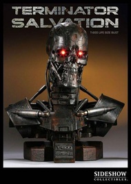 Hottoys 未來戰士SIDESHOW 1:1 SCALE LIFE-SIZE TERMINATOR T-600 ENDOSKELETON BUST STATUE FIGURE