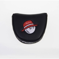 Malbon Golf Putter Mallet Headcover (Black, White, Green & Yellow) Half Moon Odyssey Scotty Bettinar