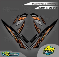 Striping List Variasi Supra X 125 - Striping List Motor Supra X 125 - Stiker Supra X 125 Lama