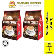 Kluang Mountain Cap Televisyen White Coffee 2 in 1 (15 sticks x 2 packs) Instant Coffee