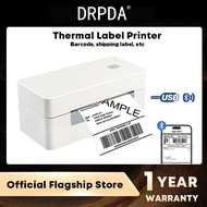DRPDA D464B Bluetooth A6 Thermal Label Printer Waybill Barcode Shipping Consignment Note Printing AWB Sticker Maker Machine 热敏标签机