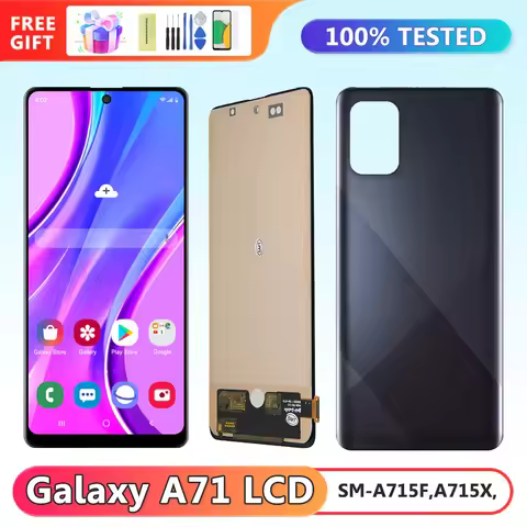 TFT Display For Samsung A71 LCD A715F Screen Digitizer Assembly For Samsung Galaxy A71 Display SM-A7