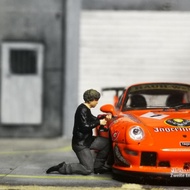 Figure 1 Men's64 Akira Nakai san Type 4 Diorama Model Diecast Miniature RWB Hobby Japan HJ MiniGT Mi
