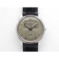 DL MASTER ULTRA THIN RESERVE DE MARCHE SS 3AF BEST EDITION GRAY DIAL ON BLACK LEATHER STRAP A938