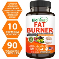Biofinest Fat Burner Supplement - Morning Night Weight Loss Slimming Metabolism Appetite Carb Blocke