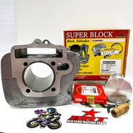 CAST IRON PISTON BOREUP BLOCK BRT SUPRA FIT REVO GRAND WIN C100 LEGEND ASTREA 53.40