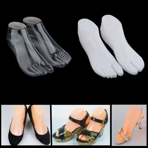 Mannequin Foot Model Female Plastic Sock Display Stand for Boutique Shoes Jewelry Shop Clothing Show