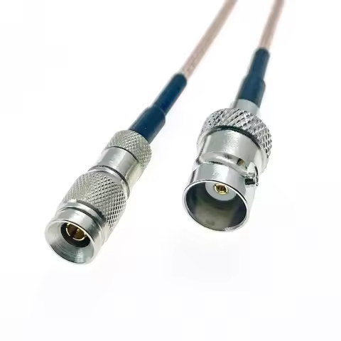 cable BNC female TO DIN 1.0/2.3 Mini BNC Male connector coaxial 75 ohm Cable RG179