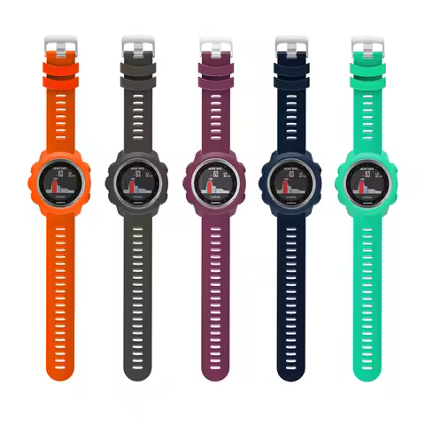 Silicone Protector Case Cover For Garmin Forerunner 245/245 Music Watch Frame Bumper TPU Hollow Soft