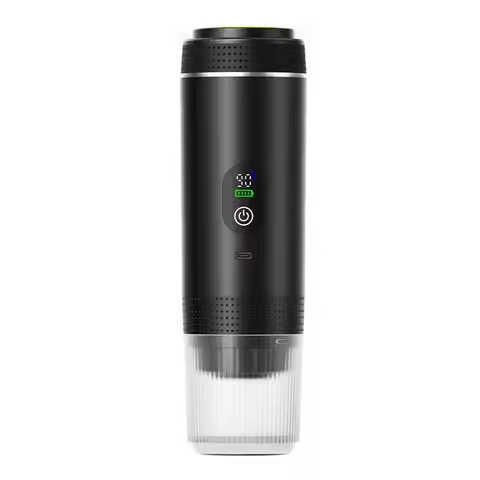 A69X-Capsule Coffee Maker 3 In 1 With Digital Display Portable Espresso Machine For Car Home Camping