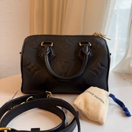 lv speedy20黑壓紋全真皮