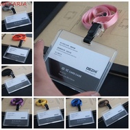 NEXARIA‌ ID Card Holder, Adjustable with Lanyard Business Card Holder, Employee's Staff Bank Card Bu