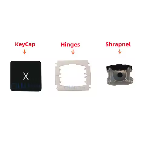 Replacement Individual X KeyCap Hinges and Shrapnel are Applicable for MacBook Pro A1534(2017)A1706 