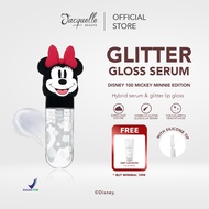 Jacquelle Glitter Gloss Lip Serum Disney Mickey Minnie - Clear Lip Gloss