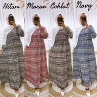 QF Gamis rayon Abstrak / gamis oblong / gamis linen / gamis Rayon / gamis wanita muslim / gamis keki