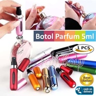 1 Pcs Botol Parfum 5 ml Mini Stainless Travel Parfume Bottle Botol Parfum Kosong Botol Minyak Wangi 