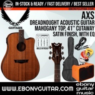 Dean AXS Dreadnought Cutaway Mahogany 41 Inch Acoustic Electric Guitar EQ Pickup AXS 41'' Cutaway Dr