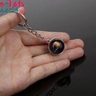 GANTUNGAN Planet Galaxy Keychain Cute Elegant Creative Gift