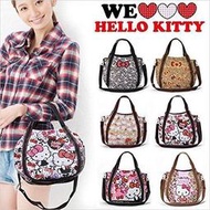 『東西賣客』空運 日本 Hello Kitty大容量 手提包/肩背包 帆布材質SMALL-KITTY 6種款式