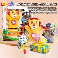 Baby Sensory Toy Gift Set 4Pcs Newborn 0-12 Months Early Educational Soft Cloth Book Soothing Calmin