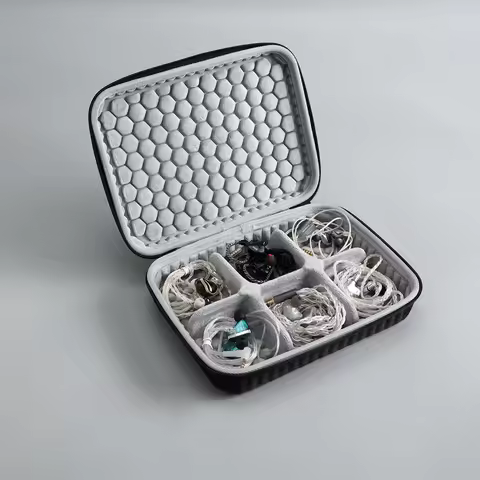 Hard Shell Storage Box Bag Case Cover for Sony M7 M9 IER-Z1R Sennheiser IE900 iBasso AM05 IT01S IT07