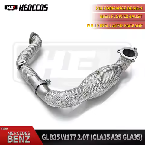 HEO Downpipe for Mercedes Benz A35/CLA35/GLA35/GLB35/CLA250/CLA260/A250 W177 AMG 2.0T High Quality C