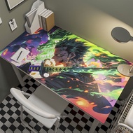Sauron Mouse Leather Table Mat Boys Game Computer Anti-slip Desk Mat Anime Two-Dimensional One Piece Desk Mat