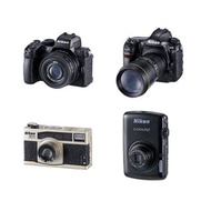 新箱識 🌟2月新貨🌟 現貨 行版 BANDAI 扭蛋 Nikon 迷你商品收藏2  一套4款組合 Nikon Z50II：NIKKOR Z DX 16-50mm f/3.5-6.3 VR  + Nik