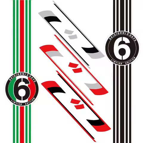 Suitable for Piaggio GTS GTV 300 250 Sprint 150 Fly like 150i Scooter Decoration Decal Reflective St