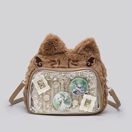 | Taiwan Ready Stock > Free Stocking | Pain Bag Baby Bag Cat Ear Bag Two-Dimensional Student Bag Flu