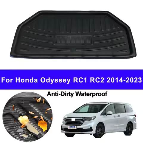 Car Auto Rear Boot Cargo Liner Tray Trunk Mat Carpet for Honda Odyssey RC1 RC2 2014 - 2023 Cushion P