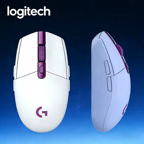 Logitech G304 Wireless Dual Mode Professional Esports Mouse, Purple Mouse, Blue Mouse, White Mouse, 