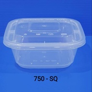 Thinwall 750ml SQ + Lid Heat-Resistant Box Multipurpose/