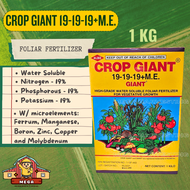 Crop Giant 19-19-19 M. E. 19% Nitrogen 19% Phosphorous 19% Potassium Foliar Fertilizer Water Soluble