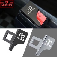 Zinc Alloy Car Safety Seat Belt Buckle Hidden Clip for Toyota Avanza Rush Kijiang Innova Calya Razie Yaris Wish Corolla Cross Accessories