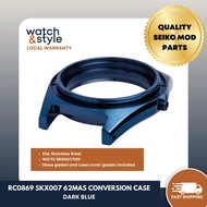 RC0869 SKX007 62mas Conversion Case - Brushed/Polished Dark Blue