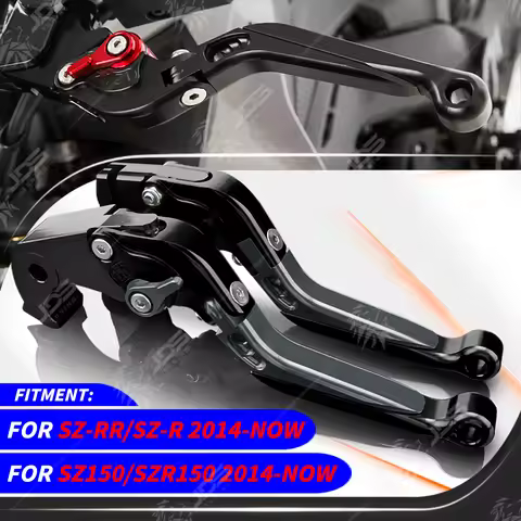 JDSTUNING For Yamaha SZRR/SZR/SZ150/SZR150 2014-NOW Clutch Lever Brake Lever Set Adjustable Folding 