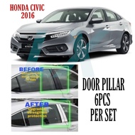 HONDA CIVIC 06'-12' HONDA CIVIC 96' HONDA CIVIC 16' CAR CHROME DOOR WINDOW PILLAR