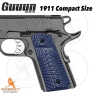 ประกับ 1911 คอมแพค 3 นิ้ว น็อตประกับ น็อตตาไก่ Guuun G10 1911 Compact Grips มีสี นำ้เงิน ดำ เทา ส้ม ขาว น็อตประกับ 1911 น็อตตาไก่ 191