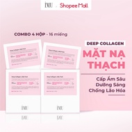 Combo of 4 Boxes of IMU Deep Collagen Jelly Pack Moisturizing, Restoring, Brightening, Preventing Ag