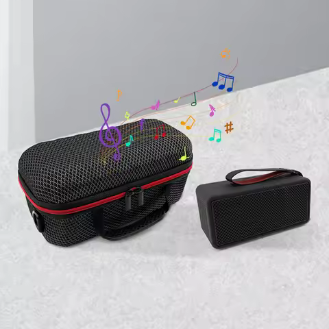 Sound Permeable Bag EVA Speaker Pouch Bag Dustproof Carrying Organizer Storage Bag for Marshall Midd
