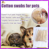 50Pcs Pet Cotton Buds Pet Ear Cleaner Cotton Buds Animal Ear Cleaner Big Cotton Swab Sticks Cotton B