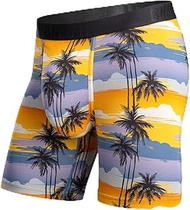 Men's Classic Icon Boxer Briefs with Fly, 3-D Pouch, Anti-Chafing, Superior Comfort, No-Roll Waistba