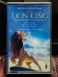 เทปเพลงสากล The Lion king Ost, 1994 ปก-ม้วนสภาพดี ฟังได้ปกติ Cassette tape เทปคาสเซ็ท ของสะสม