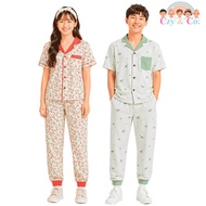 Czy & Co. Kids 9T (7-8Y) Terno Pajama Set Organic Cotton Soft Sleepwear Comfy Pambahay VN Made