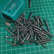 CHW Wood Screw 7 x 1 1/4 Inch 1 Box