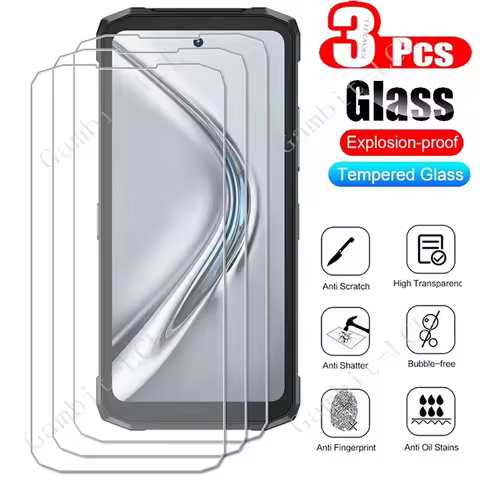 3PCS Tempered Glass For Doogee S41 S61 S98 S100 S110 S118 S200 X Ultra V30 Pro V30T V40 Fire 3 7 5 6
