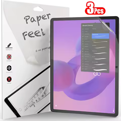 3Pcs Paper Feel Like Screen Protector For Lenovo Idea Tab Pro 12.7 2025 Film No Glass